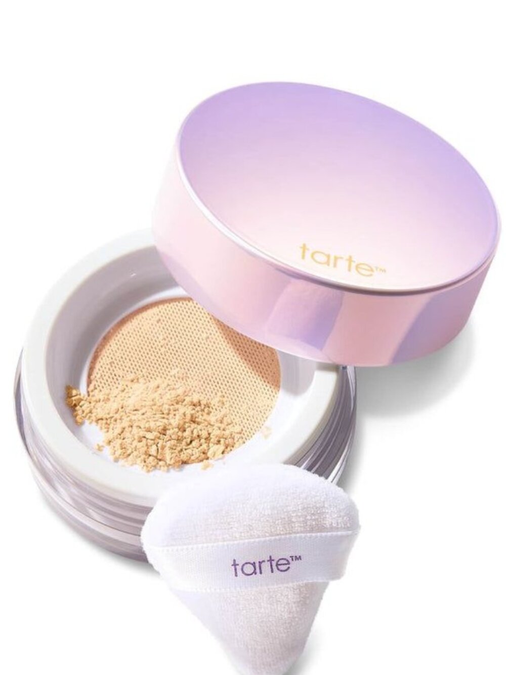 tarte Yellow Creaseless Undereye Loose Setting Powder- NWT - Full Size 0.24 oz